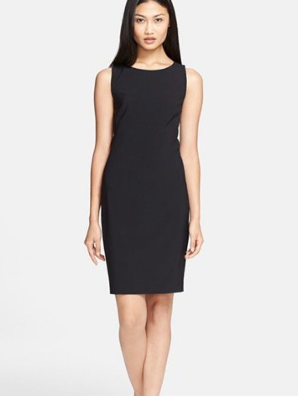 Theory classic lightweight wool sheath dress Sz 8